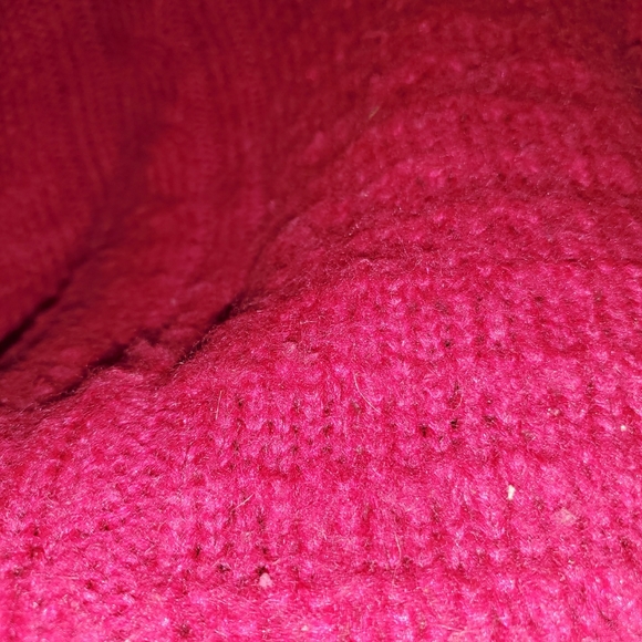 2 for $40! GUVC fuchsia sweater, butterfly sleeves med - Picture 2 of 6